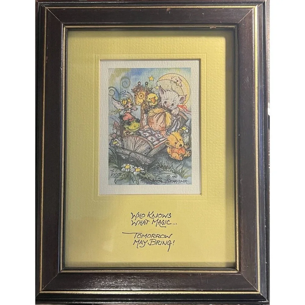 Jody Bergsma Vintage Lithographs Limited Edition 1981 1982 Lot of 2‎